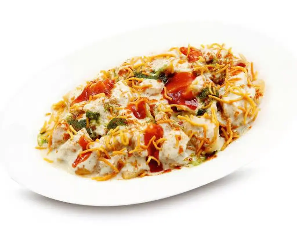 Chaat papri freshly made Apna Spicy Hut Winnipeg traditional street food