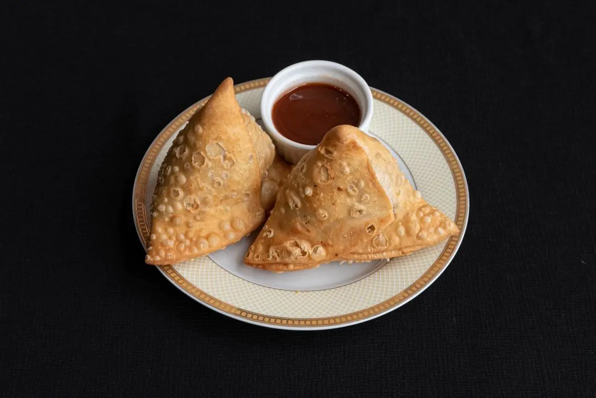 Apna Spicy Hut vegetable samosa Winnipeg crispy Indian appetizer